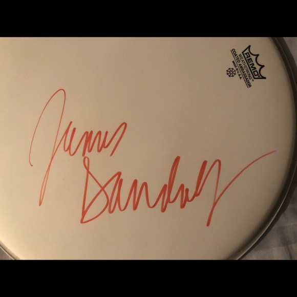James Gandolfini autographed drum head. - Picture 4 of 4